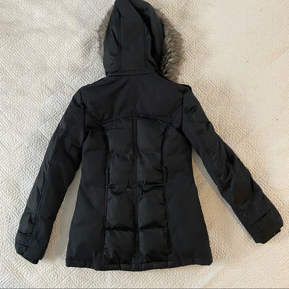 Miss Sixty Down & Faux Fur Trim Utility Winter Jacket Parka Anorak Coat XS - Picture 6 of 15
